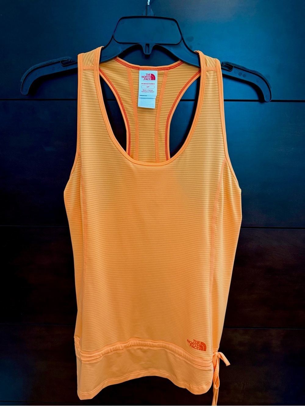 The North Face TNF Neon Orange Racerback Active Tank Women’s Small LIKE NEW